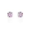 Boucles D'oreilles Puces Daria Or Blanc Oxyde De Zirconium