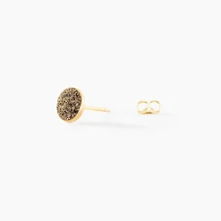 Boucles D'oreilles Puces Eryne Or Jaune