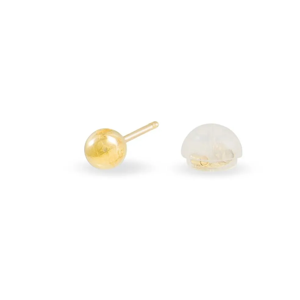 Boucles D'oreilles Puces Fidelia Boule Or Jaune