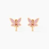 Boucles D'oreilles Puces Feerie Or Jaune