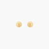 Boucles D'oreilles Puces Fidelia Boule Or Jaune