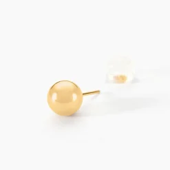 Boucles D'oreilles Puces Fidelia Boule Or Jaune