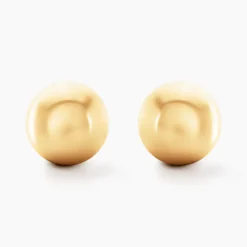 Boucles D'oreilles Puces Fidelia Boule Or Jaune