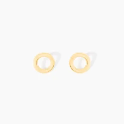 Boucles D'oreilles Puces Freyde Or Jaune