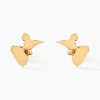 Boucles D'oreilles Puces Gwada Or Jaune
