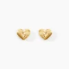Boucles D'oreilles Puces Herza Or Jaune