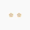 Boucles D'oreilles Puces Heikki Or Jaune