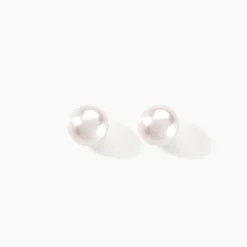 Boucles D'oreilles Puces Kesya Or Jaune Perle De Culture