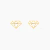 Boucles D'oreilles Puces Kais Or Jaune