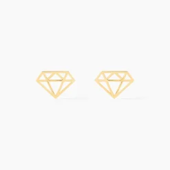 Boucles D'oreilles Puces Kais Or Jaune