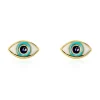Boucles D'oreilles Puces Look At Me Or Jaune