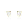 Boucles D'oreilles Puces Leidi Or Jaune Oxyde De Zirconium