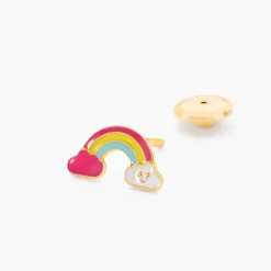 Boucles D'oreilles Puces Larkin Or Jaune
