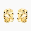 Boucles D'oreilles Puces Maelisa Acier Jaune Sans Pierre
