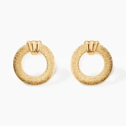 Boucles D'oreilles Puces Martela Or Jaune