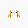 Boucles D'Oreilles Puces Mostafa Or Jaune