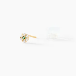 Boucles D'oreilles Puces Margaid Or Jaune Oxyde De Zirconium