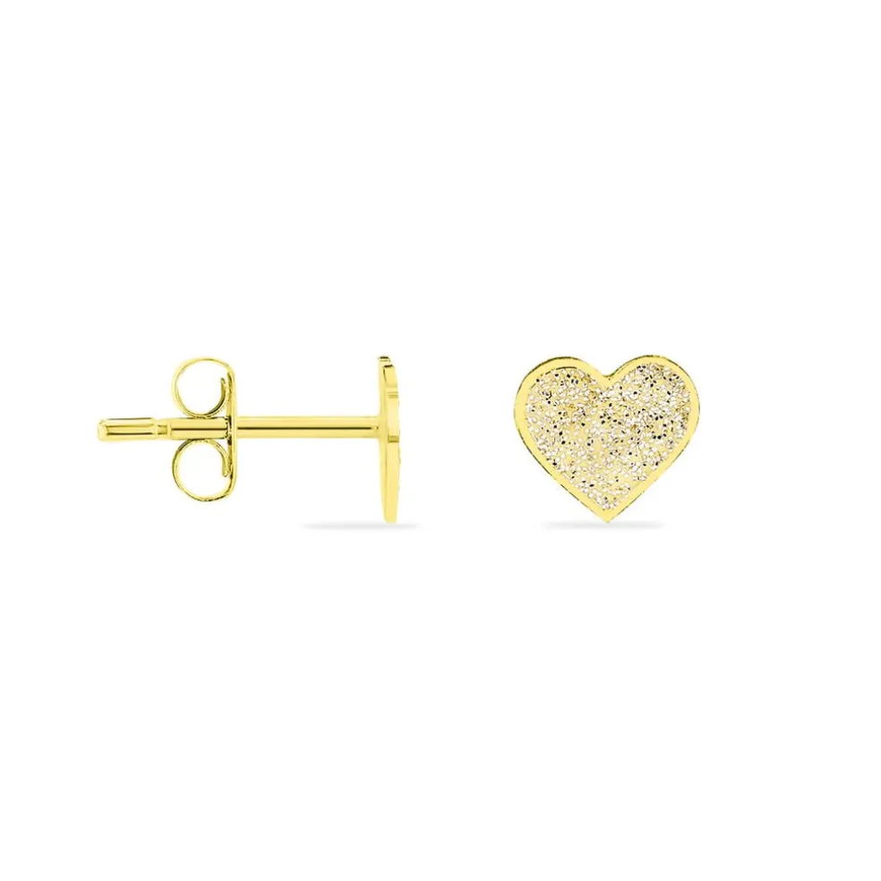 Boucles D'oreilles Puces Marta Or Jaune
