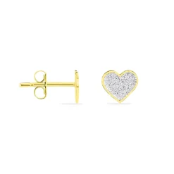 Boucles D'oreilles Puces Marta Or Jaune