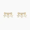 Boucles D'oreilles Puces Narelle Or Jaune Oxyde De Zirconium