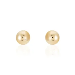 Boucles D'oreilles Puces Nohraae Plaqué Or Jaune