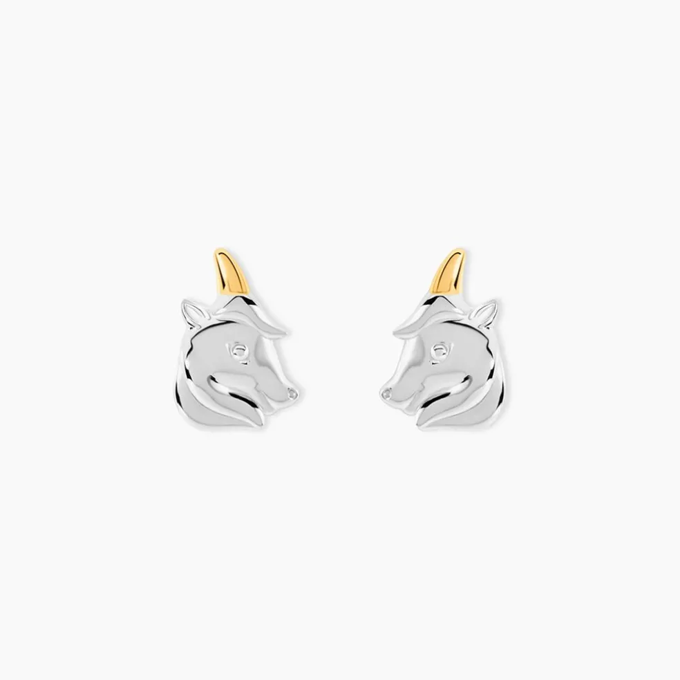 Boucles D'Oreilles Puces Or Jaune