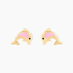 Boucles D'oreilles Puces Or Jaune Mael Smalto