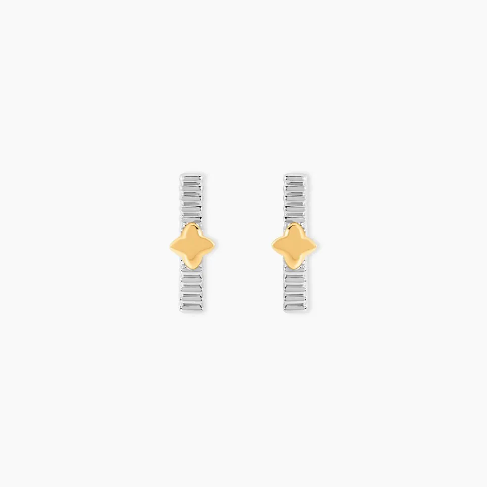 Boucles D'Oreilles Puces Or Jaune