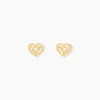 Boucles D'oreilles Puces Or Jaune Cicolluis