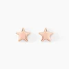 Boucles D'oreilles Puces Or Rose Lison Alphonsine