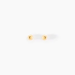 Boucles D'oreilles Puces Or Jaune Fidelia