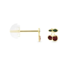 Boucles D'oreilles Puces Or Jaune Segonde