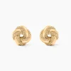 Boucles D'oreilles Puces Or Jaune Campanula
