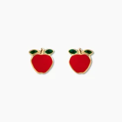 Boucles D'oreilles Puces Pompiliu Or Jaune