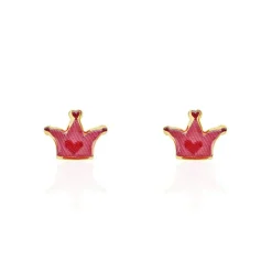 Boucles D'oreilles Puces Quinn Or Jaune