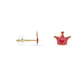 Boucles D'oreilles Puces Quinn Or Jaune