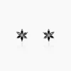 Boucles D'oreilles Puces Rhys Argent Blanc Oxyde De Zirconium