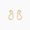 Boucles D'oreilles Puces Seyda Plaqué Or Jaune