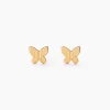 Boucles D'oreilles Puces Siri Or Jaune