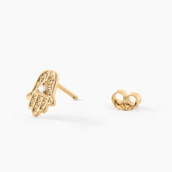 Boucles D'oreilles Puces Stijn Oxydes De Zirconium