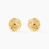 Boucles D'Oreilles Puces Sushil Or Jaune