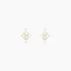Boucles D'oreilles Puces Titty Or Jaune Oxyde De Zirconium