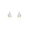 Boucles D'oreilles Puces Tierra Or Jaune Oxyde De Zirconium