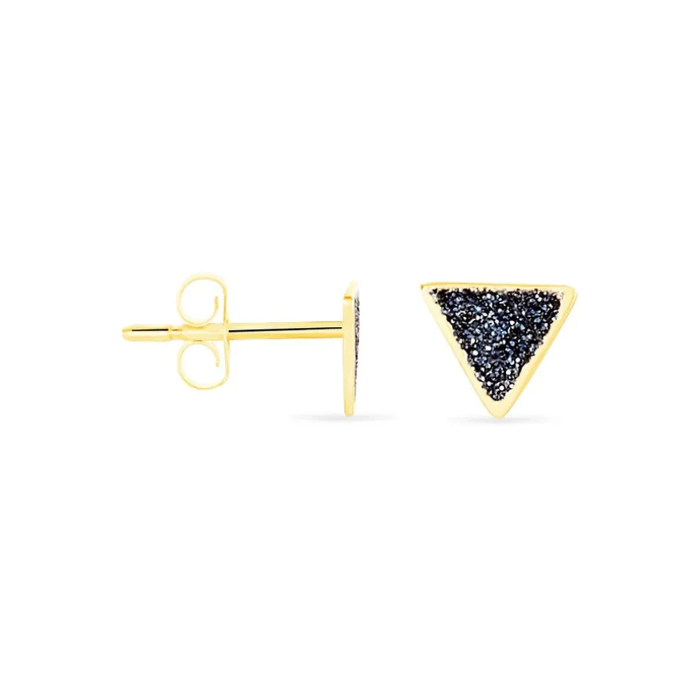 Boucles D'oreilles Puces Yora Or Jaune