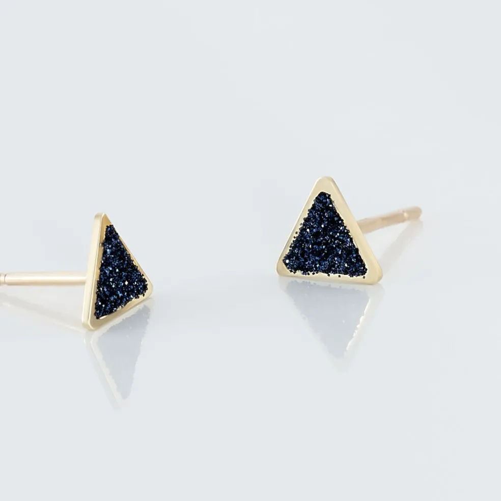 Boucles D'oreilles Puces Yora Or Jaune