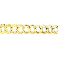 Bracelet Aaron Maille Fantaisie Or Jaune