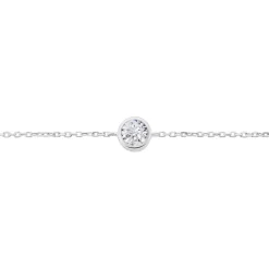 Bracelet Abha Argent Blanc Oxyde De Zirconium