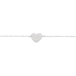 Bracelet Achahildis Argent Oxyde De Zirconium