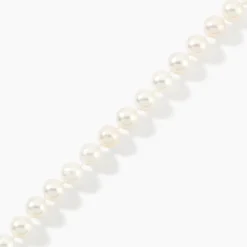 Bracelet Akoya Or Jaune Perle De Culture D'akoya