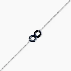 Bracelet Alicia Argent Blanc Céramique